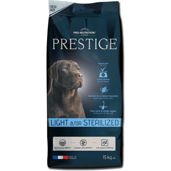Flatazor Prestige Light / Sterilised 15+3 kg ajándék póló