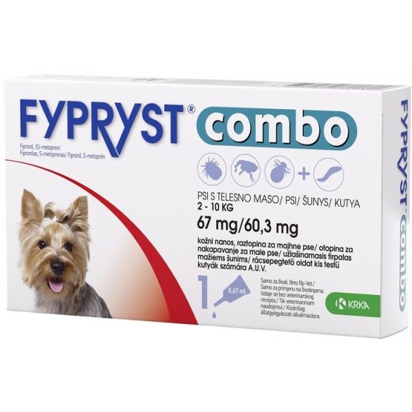 Fypryst Combo spot on kutyáknak 2-10 kg