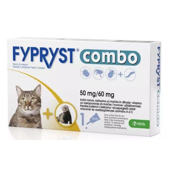 Fypryst Combo Bolha-kullancs csepp macskának és görényeknek 