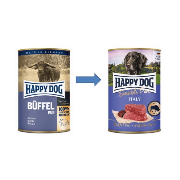 Happy Dog Pur Bivaly 400 gr