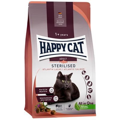 Happy Cat Sterilised Adult több íz 10 kg