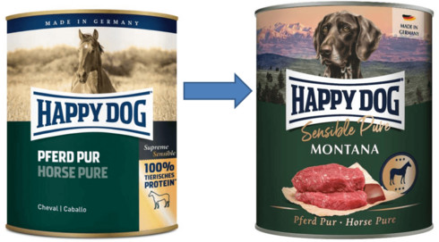 Happy Dog Pur Montana 400 gr