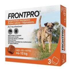 Frontpro bolhairtó rágótabletta 4-10 kg-ig