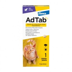 AdTab  bolhaírtó tabletta 2 kg-8 kg-ig