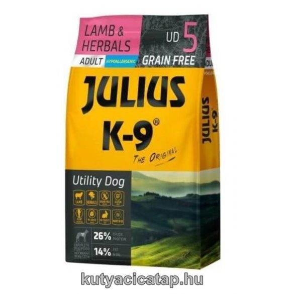 Julius K-9 Utility Dog Adult Bárány és gyógynövény 3 kg