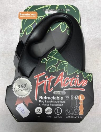 FitActive szalagos automata póráz "L"