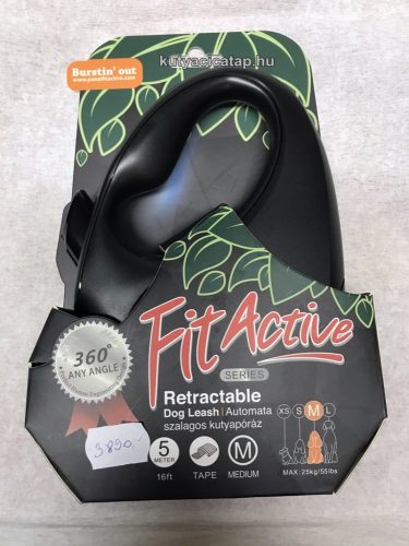 FitActive szalagos automata póráz "M"