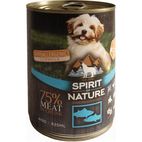 Spirit of Nature Tonhallal és  lazaccal 415 gr