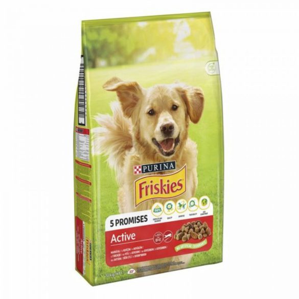 Friskies Active marha ízű 15 kg