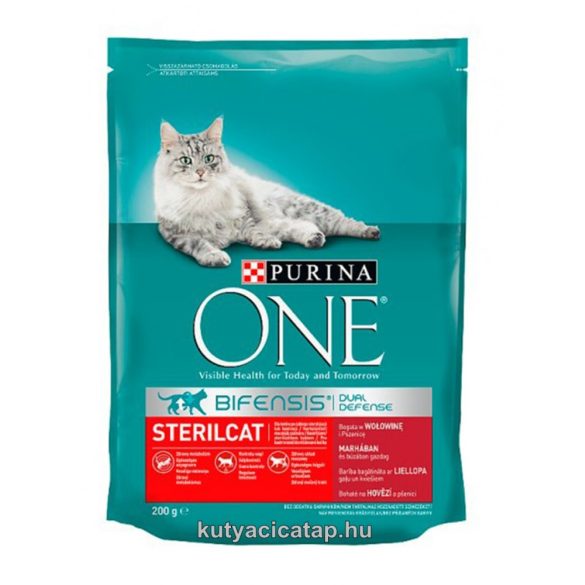 Purina One  Steril Marha macska szárazeledel 800 gr