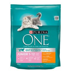 Purina One  junior csirke macska szárazeledel 800gr