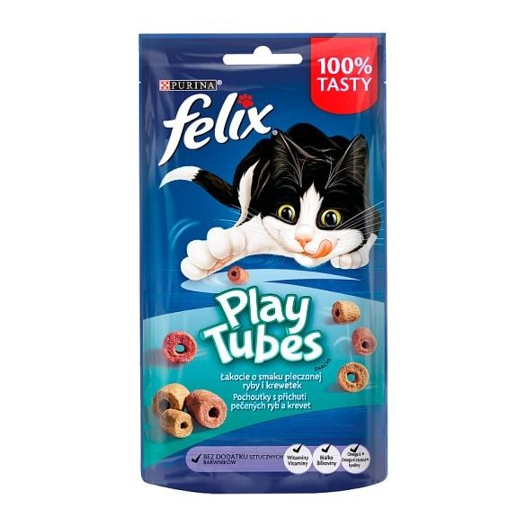 Felix Play Tubes hal-garnéla 50 gr