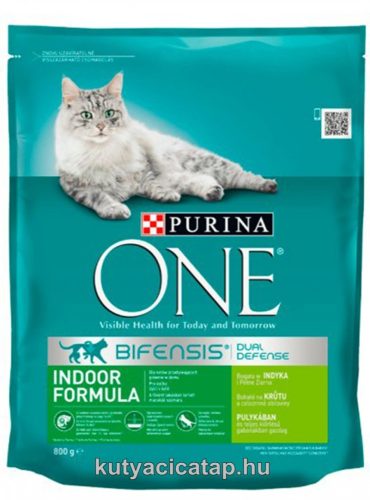 Purina One  adult indoor pulyka macska szárazeledel 800g