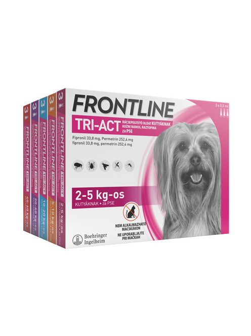 FRONTLINE Tri-Act rácsepegtető oldat 2-5 kg 