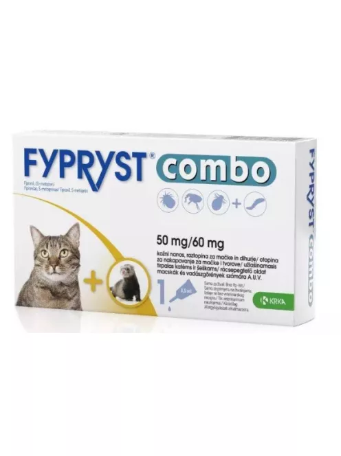 Fypryst Combo Bolha-kullancs csepp macskának és görényeknek 