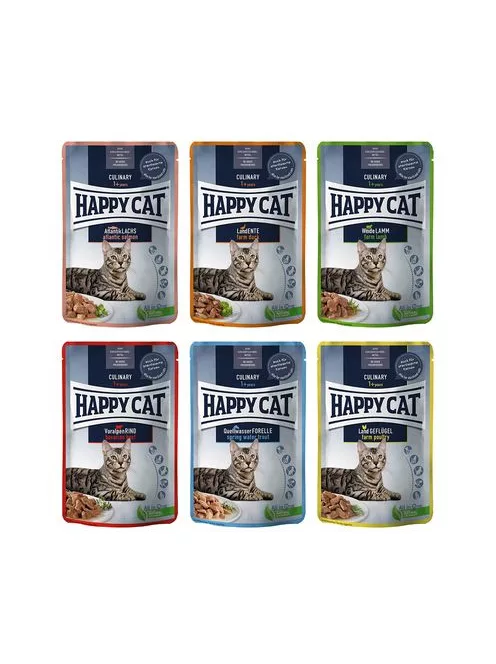 Happy Cat Culinary 85 gr Több íz