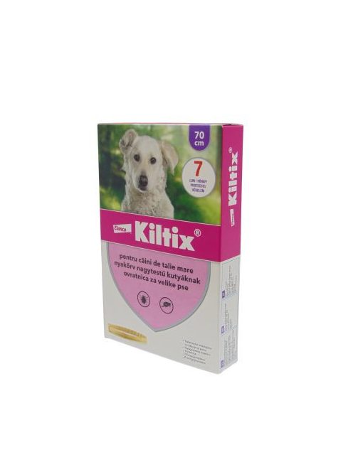 Kiltix bolhanyakörv kutyának 70 cm Bayer