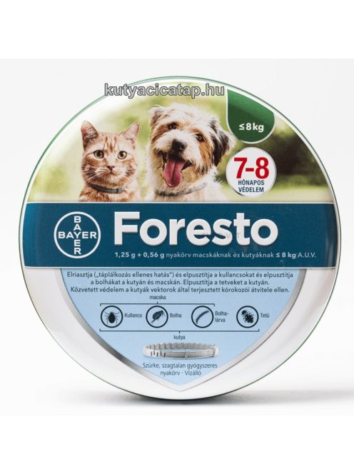 Foresto bolhanyakörv macskáknak és kutyáknak 