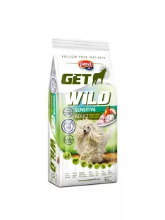 Panzi GetWild Adult Sensitive Nyúl-marha-sütőtök 15 kg