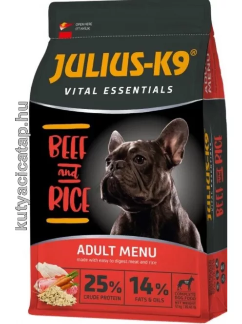 Julius-K9 Vital Essentials Adult - Marha és rizs 3 kg