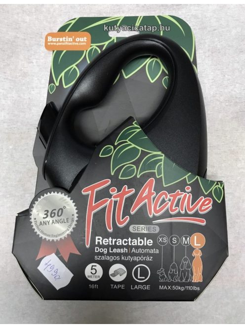 FitActive szalagos automata póráz "L"