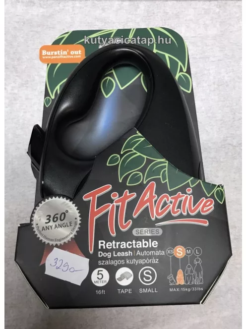 FitActive szalagos automata póráz "S"