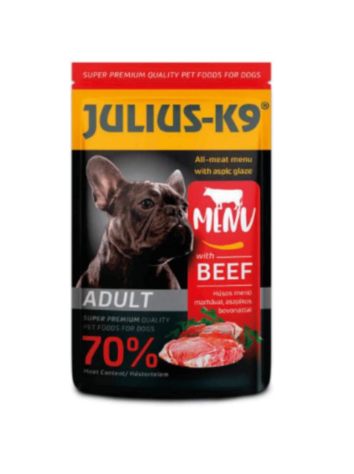 Julius-K9 Dog Alutasakos Marha 125g