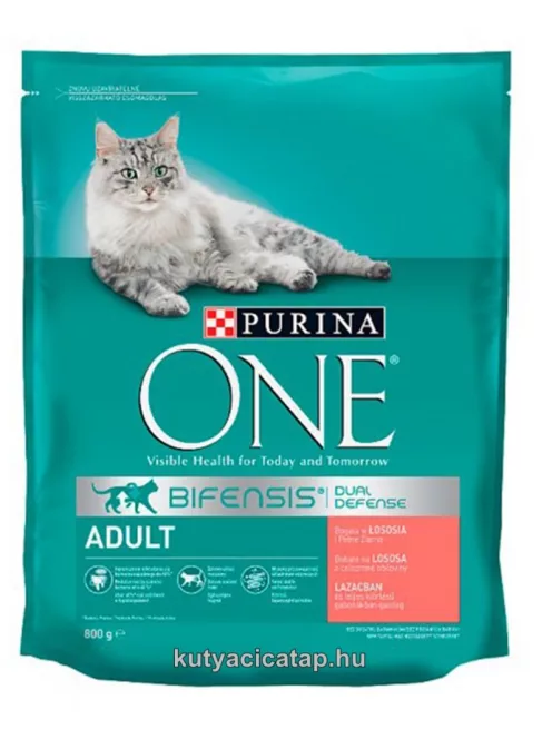 Purina One Adult Lazac macska  szárazeledel 800 gr
