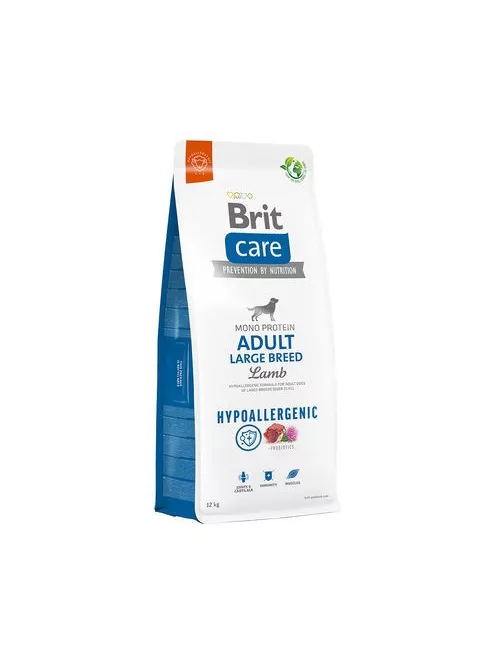 Brit Care Adult Large Breed  Hypoallergen Bárány-rizs 12kg
