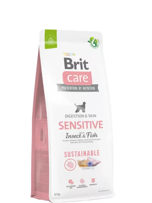 Brit Care Dog Hypoallergén Rovarfehérje-Hal 12kg